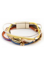 Bracelet multirang coquillage